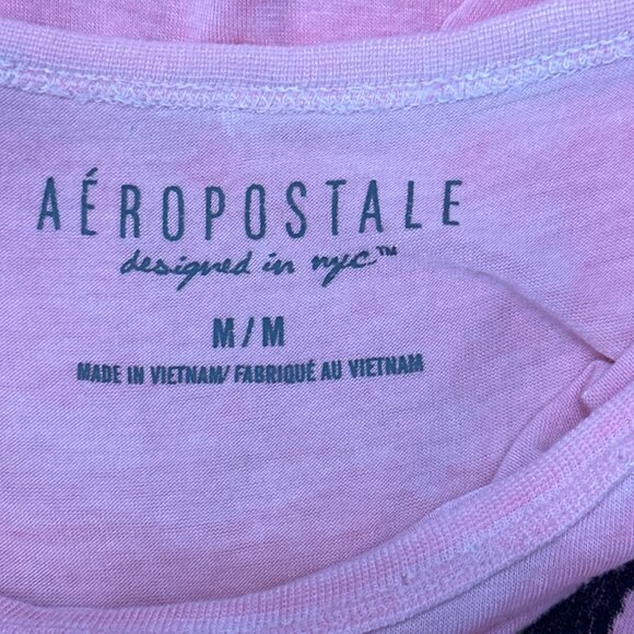 Aeropostale Bananas Pink Banana Muscle Tank Size Medium - Picture 6 of 8